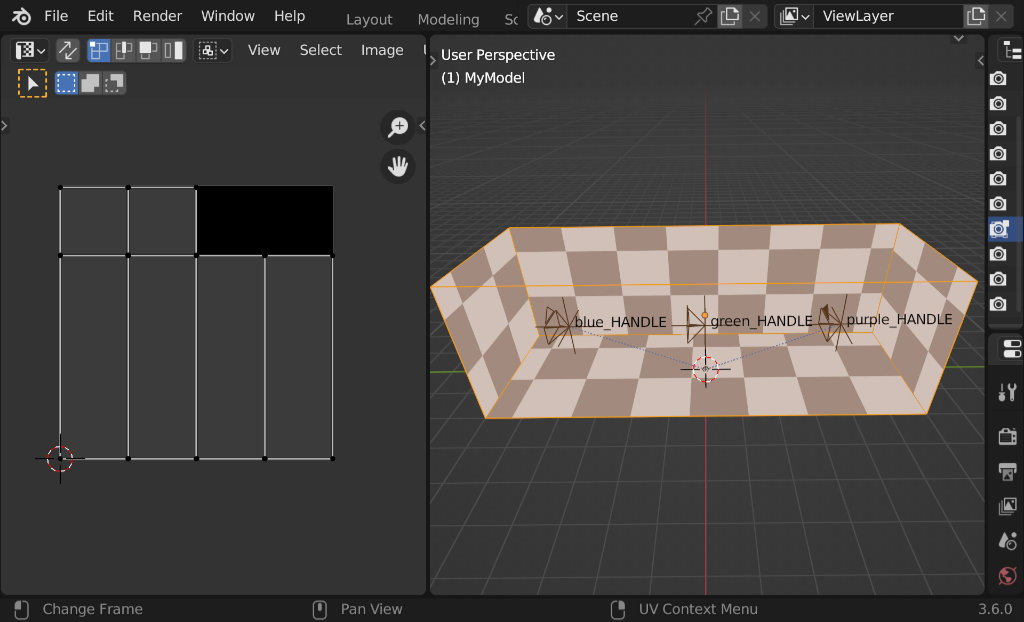 UV layout